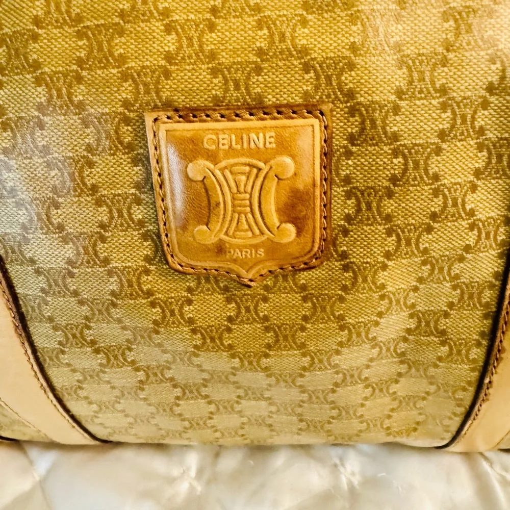 Celine Beige and Tan Satchel - Picture 9 of 16